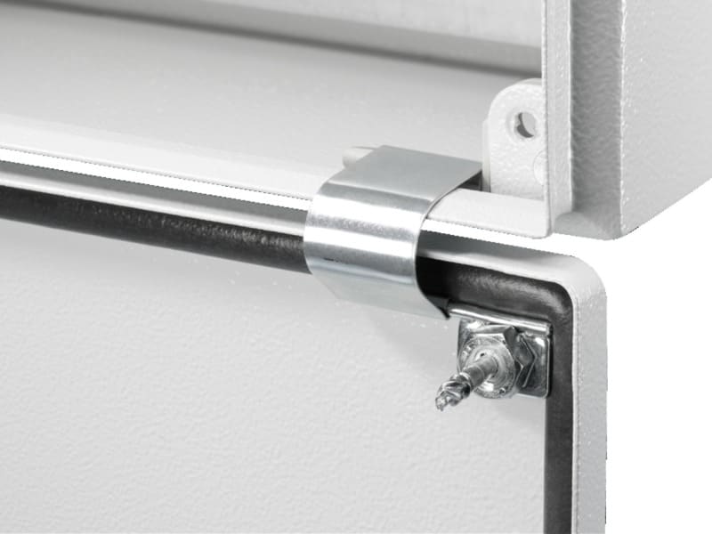RITTAL - Deckelhalterung, für KL, ohne Bohrung leicht zu montieren, PAK = 6 ST