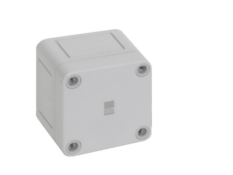 RITTAL - Polycarbonat-Gehäuse PK, grauer Deckel, BHT 65x65x57mm, PAK=12 ST