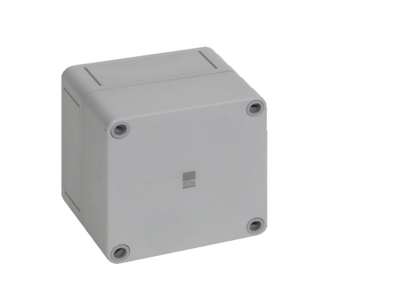 RITTAL - Polycarbonat-Gehäuse PK, grauer Deckel, BHT 94x94x81mm, PAK=6 ST