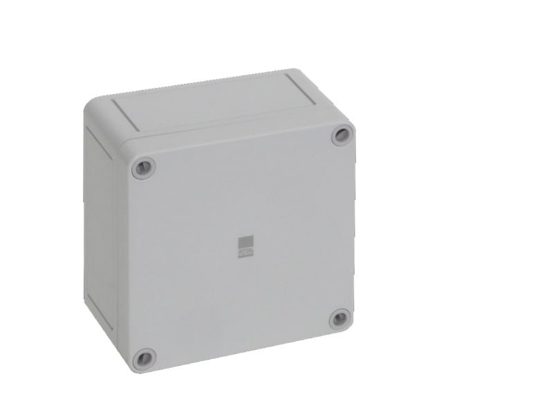 RITTAL - Polycarbonat-Gehäuse PK, grauer Deckel, BHT 110x110x66mm, PAK=6 ST