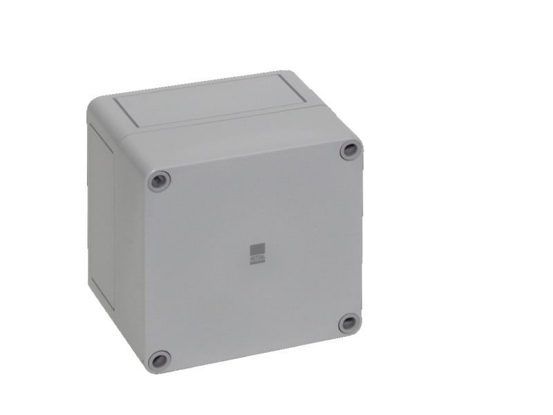 RITTAL - Polycarbonat-Gehäuse PK, grauer Deckel, BHT 110x110x90mm, PAK=6 ST
