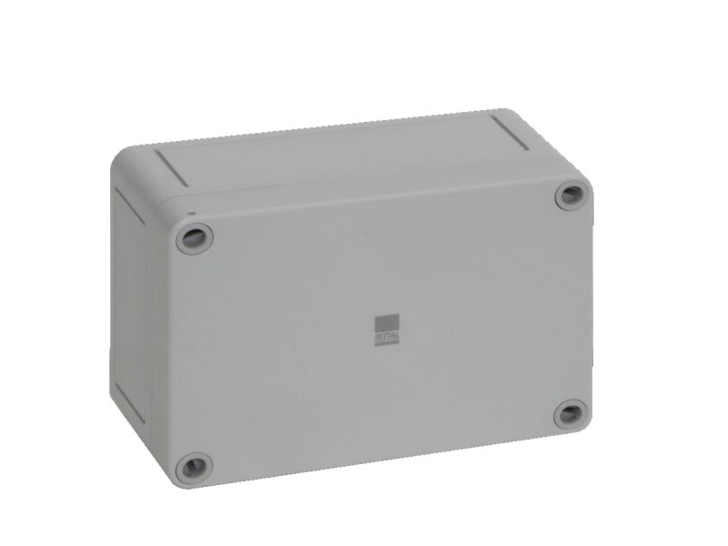 RITTAL - Polycarbonat-Gehäuse PK, grauer Deckel, BHT 130x94x57mm, PAK=4 ST