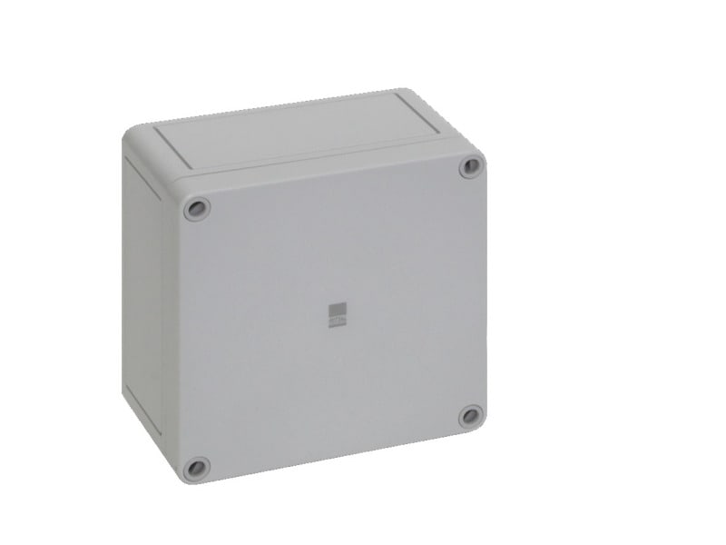 RITTAL - Polycarbonat-Gehäuse PK, grauer Deckel, BHT 130x130x75mm, PAK=4 ST