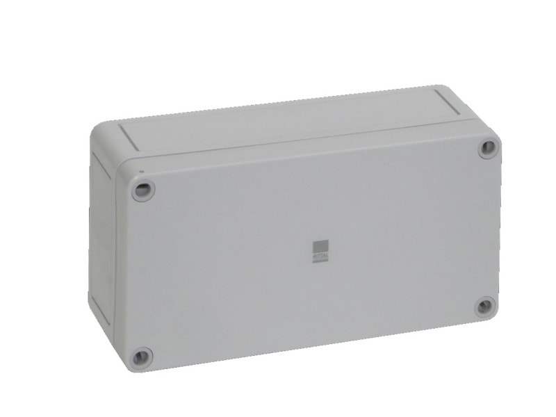 RITTAL - Polycarbonat-Gehäuse PK, grauer Deckel, BHT 180x94x57mm, PAK=2 ST