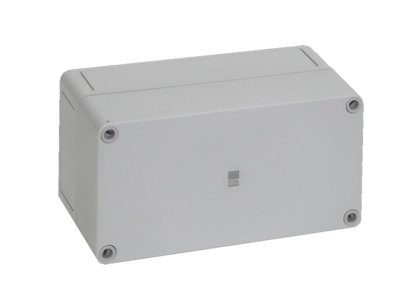 RITTAL - Polycarbonat-Gehäuse PK, grauer Deckel, BHT 180x94x81mm, PAK=2 ST