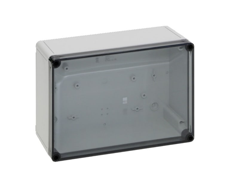 RITTAL - Polycarbonat-Gehäuse PK, transparenter Deckel, BHT 254x180x90 mm