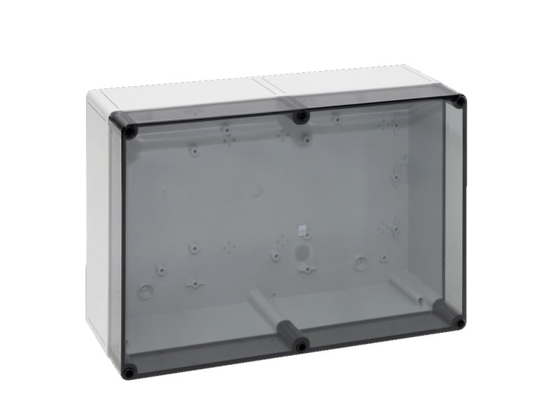 RITTAL - Polycarbonat-Gehäuse PK, transparenter Deckel, BHT 360x254x111mm