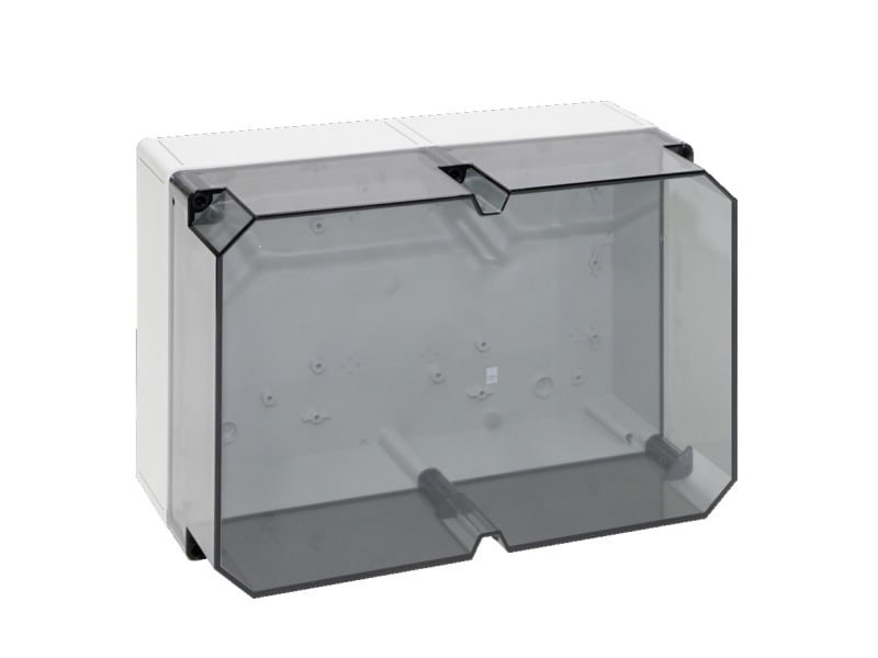 RITTAL - Polycarbonat-Gehäuse PK, transparenter Deckel, BHT 360x254x165mm