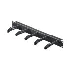RITTAL - Rangierpanel, 1 HE, RAL 9005 mit Kabelsprossen