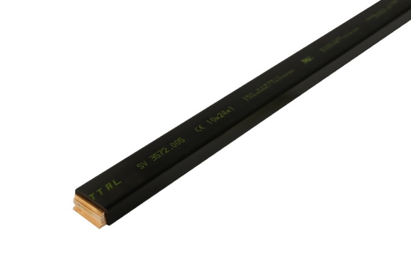 RITTAL - Lamellierte Kupferschiene 10x24 mm (10x24x1 mm), L=2000 mm
