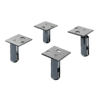 RITTAL - Nivellierfüße für VX, TS, VX SE, Höhe 85 - 115mm, PAK=4 ST