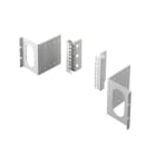 RITTAL - 3 HE Adapter zöllig, mittig RAL 7035, PAK=2 ST
