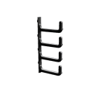 RITTAL - Kabelfinger, 6 HE zur HE bezogenen Kabelführung, RAL 9005, PAK=14 ST
