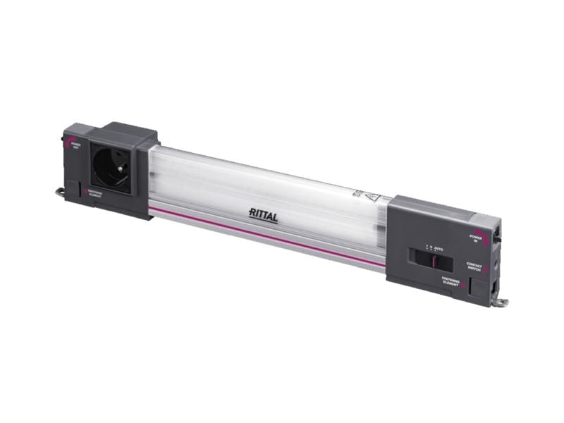 RITTAL - Systemleuchte LED 900, 100-240 V, L: 437 mm, mit Steckdose, B, F