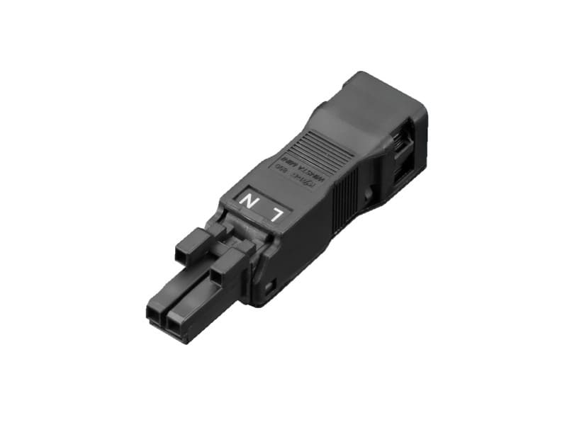 RITTAL - Buchse für Einspeisung und Durchgangsverdrahtung, 2-polig, 100-240V, PAK=5 ST