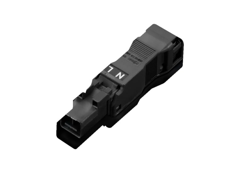RITTAL - Stecker für Durchgangsverdrahtung, 2-polig, 100-240V, PAK=5 ST