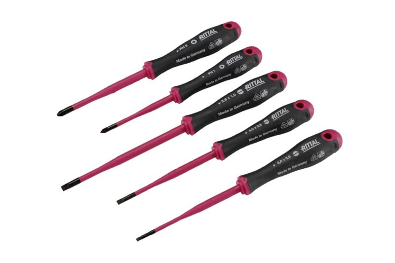 RITTAL - Schraubendreher Set isoliert SL 3x0,5_4 x 0,8_5,5x1/PH 1_2