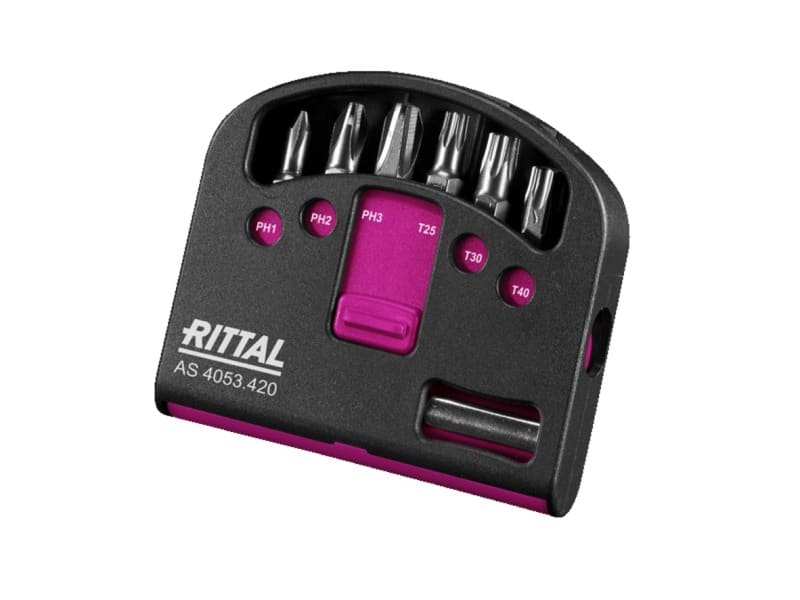 RITTAL - Bit Set Torx, PH u. Bit-Halter, 7-teilig