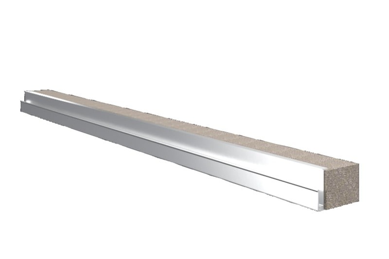 RITTAL - VX Profil zur Kabeleinführung, mittig, B:1200mm, PAK=4 ST
