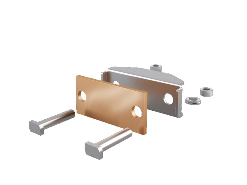 RITTAL - Maxi-PLS Anschlussplatten für lam. Kupferschienen max. 2x10x63x1mm, PAK=3 ST
