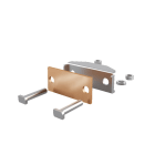 RITTAL - Maxi-PLS Anschlussplatten für lam. Kupferschienen max.2x10x63x1mm, PAK=3 ST