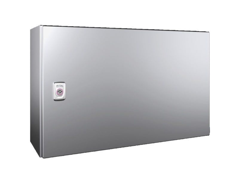 RITTAL - Kompakt-Schaltschrank AX, Edelstahl 1.4301, 1-türig, BHT 600x380x210 mm