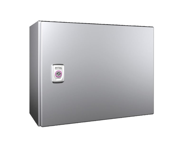 RITTAL - Kompakt-Schaltschrank AX, Edelstahl 1.4301, 1-türig, BHT 380x300x210 mm