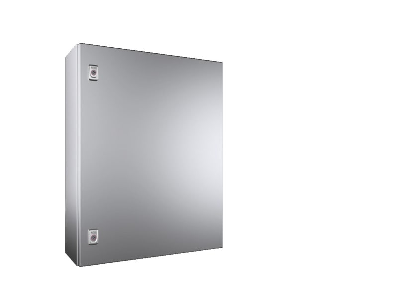 RITTAL - Kompakt-Schaltschrank AX, Edelstahl 1.4301, 1-türig, BHT 600x760x210 mm