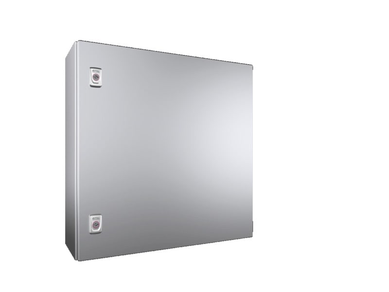 RITTAL - Kompakt-Schaltschrank AX, Edelstahl 1.4404, 1-türig, BHT 600x600x210 mm