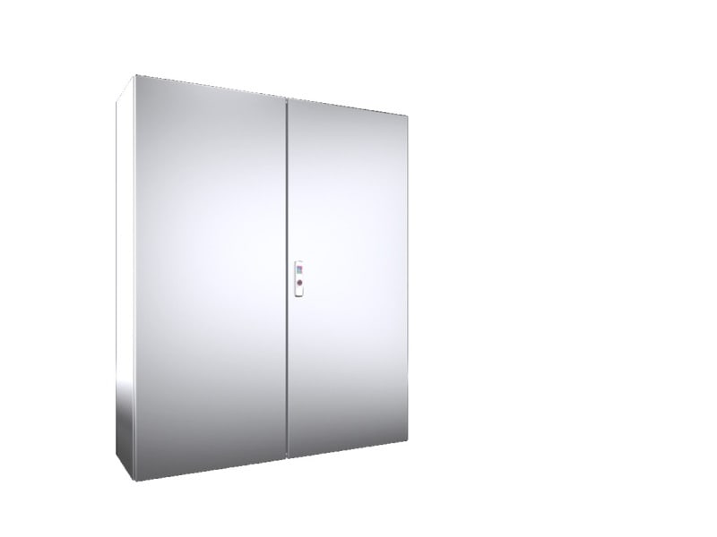 RITTAL - Kompakt-Schaltschrank AX, Edelstahl 1.4404, 2-türig, BHT 1000x1200x300 mm