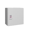 RITTAL - KX E-Box, BHT: 200x200x120 mm, Stahlblech, mit Montageplatte, mit Tür
