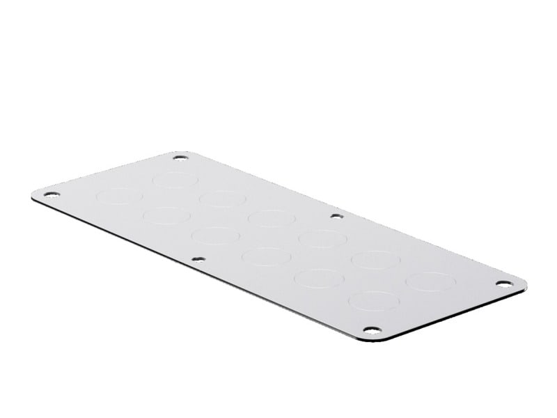 RITTAL - Metall-Flanschplatte, mit metrischer Vorprägung, für KX Durchmesser M20