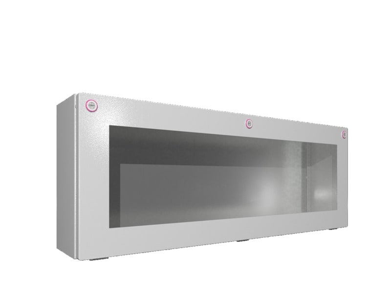 RITTAL - Bus-Gehäuse KX, Stahlblech, mit Sichtscheibe, BHT 800x300x155 mm
