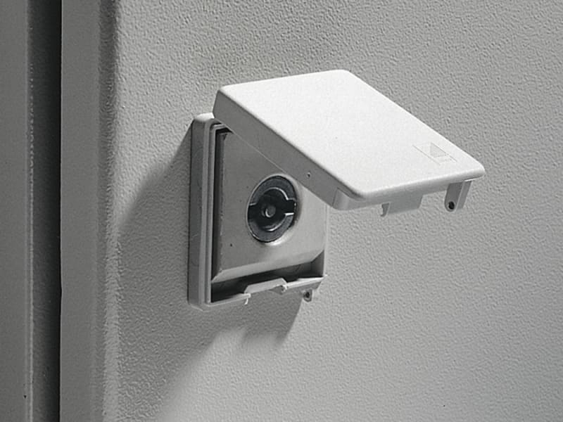 RITTAL - AX Schlosskastenabdeckung,plombierbar, Polyamid, RAL 7035, PAK=2 ST