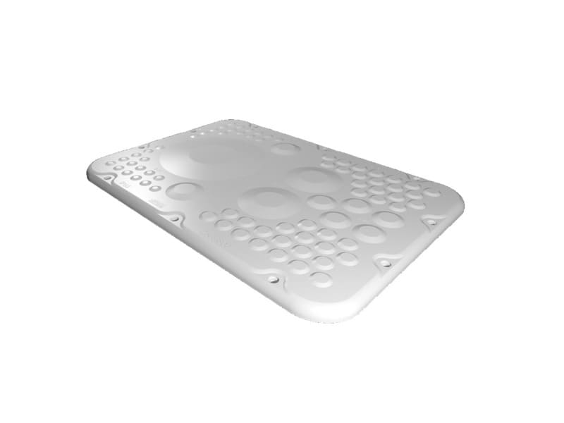 RITTAL - SZ Kunststoff-Flanschplatten, für AX, mit Membranen, BT: 301x221 mm, Größe 5