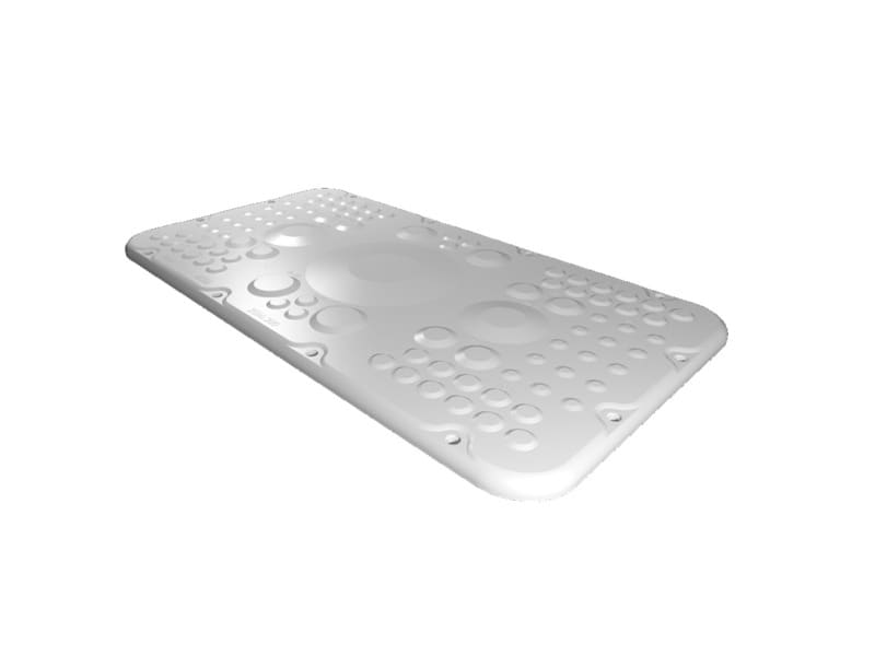 RITTAL - SZ Kunststoff-Flanschplatten, für AX, mit Membranen, BT: 401x221 mm, Größe 6