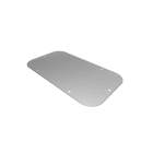 RITTAL - Metall-Flanschplatte mit metrischer Vorprägung, für AX, Größe 1, BT 256x149 mm
