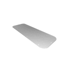RITTAL - Metall-Flanschplatte mit metrischer Vorprägung, für AX, Größe 3, BT 447x149 mm