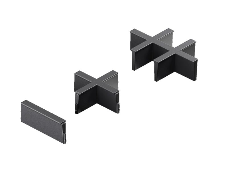RITTAL - SZ Inlay, f. Kunststoff-Flanschplatte, modular und Dichtrahmen, 2-fach, PAK=5 ST