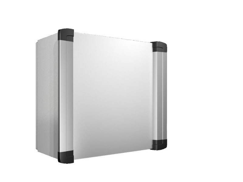 RITTAL - AX Bediengehäuse mit Griffleisten, BHT 380x380x210mm, Servicezugang von hinten