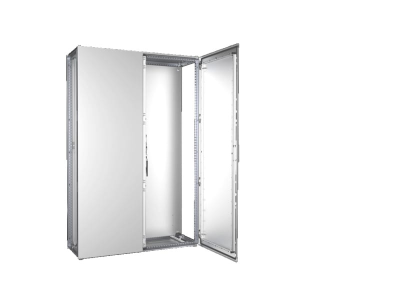 RITTAL - VX Anreih-Schranksystem, 2-türig, BHT: 1200x1800x400 mm, Edelstahl
