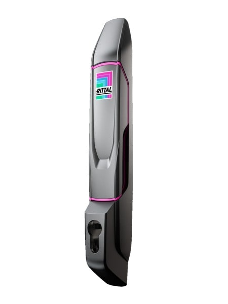 RITTAL - VX Komfortgriff, für Profilhalbzylinder, RAL 9005