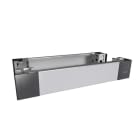 RITTAL - VX Sockel-Eckstück mit Blenden, H:100mm, für B:600mm, Edelstahl, PAK=2 ST