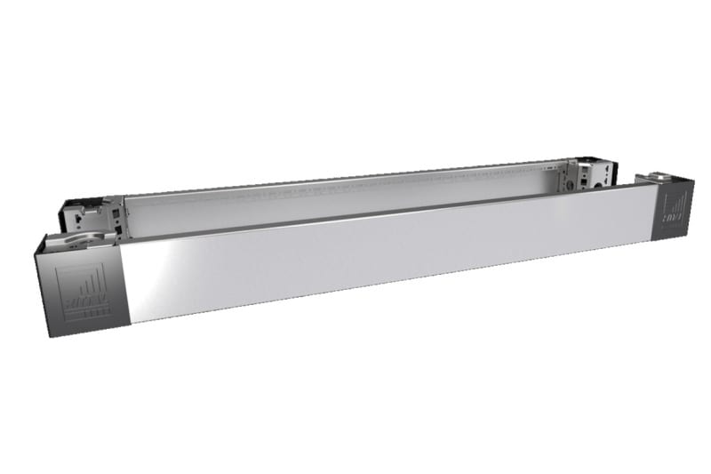 RITTAL - VX Sockel-Eckstück mit Blende, H:100mm, für B:1000mm, Edelstahl, PAK=2 ST
