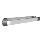 RITTAL - VX Sockel-Eckstück mit Blende, H:100mm, für B:1000mm, Edelstahl, PAK=2 ST
