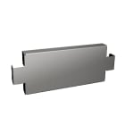 RITTAL - VX Sockel-Blende, seitlich, H:100mm, für T:400mm, Edelstahl, PAK=2 ST