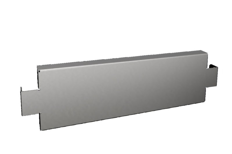 RITTAL - VX Sockel-Blende, seitlich, H:100mm, für T:500mm, Edelstahl, PAK=2 ST