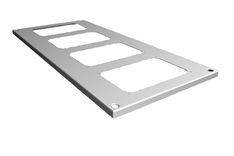 RITTAL - SV Dachblech für VX, BT: 400x800 mm, für Kabeleinführungsflansch