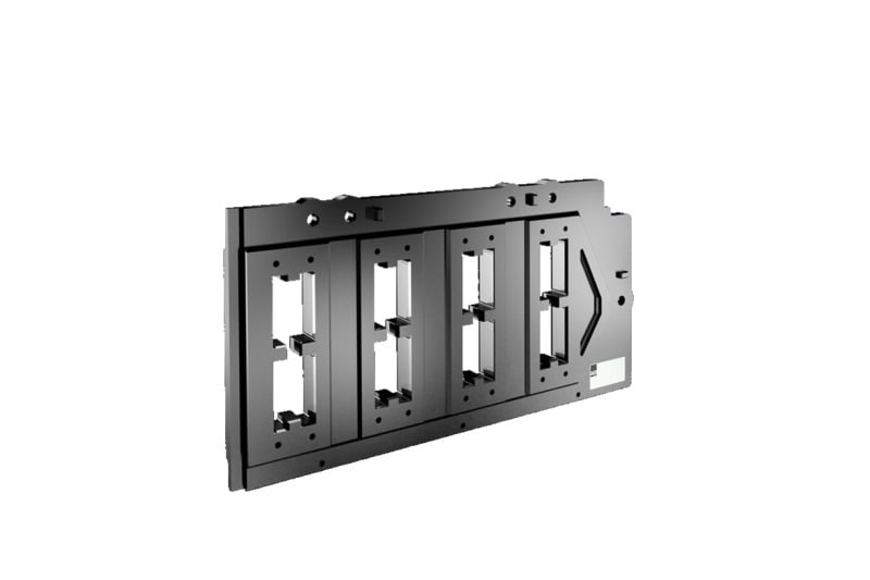 RITTAL - SV Sammelschienenhalter (Anreihung) 4-polig, 80mm, f.E-Cu 50x10mm, PAK=2 ST