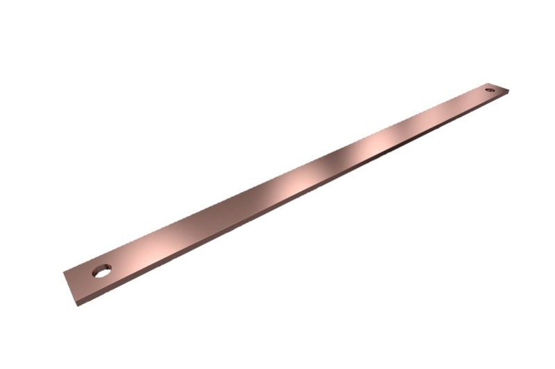 RITTAL - SV PE/PEN-Sammelschiene E-Cu, BH:30x5mm, L:500mm, PAK=2 ST